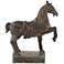 Brown Standing Horse 13" High Decorative Statue