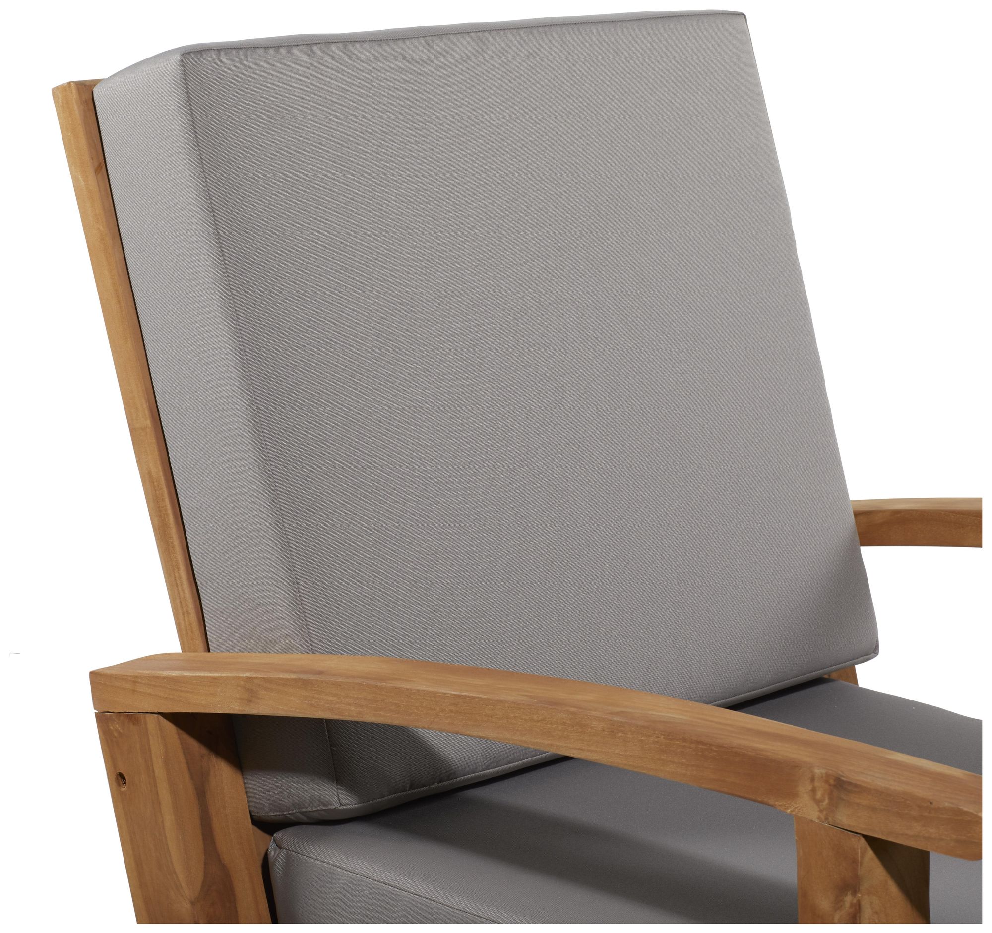 Image 2 Brown Teak Wood Contemporary Outdoor Seating Set, S/4 52", 30", 3 more views