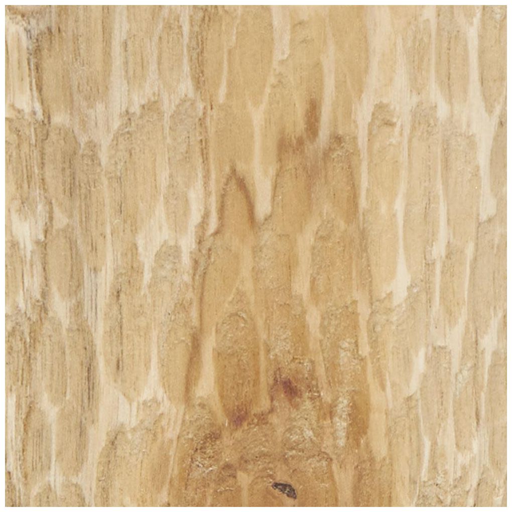 Brown Teak Wood Natural Sculpture, 7" x 1" x 60"