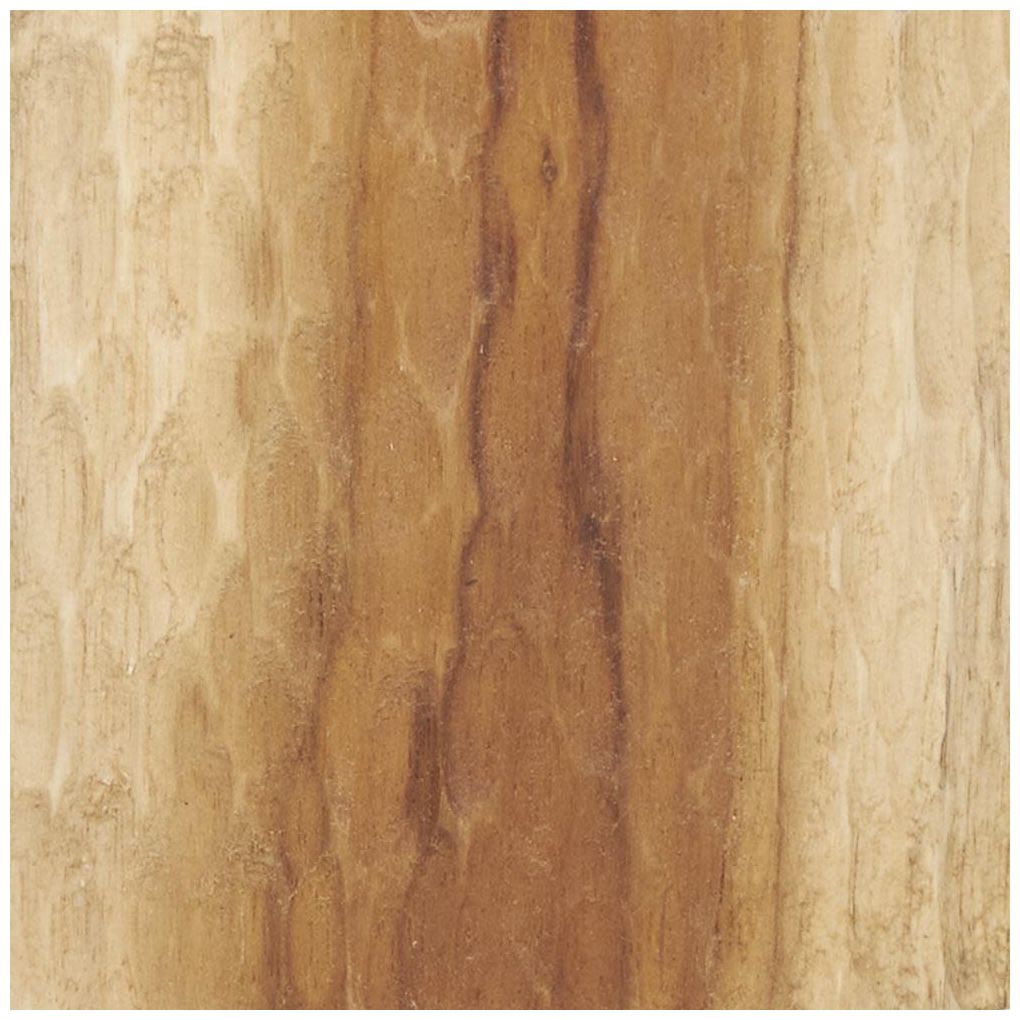 Brown Teak Wood Natural Sculpture, 7" x 6" x 49"