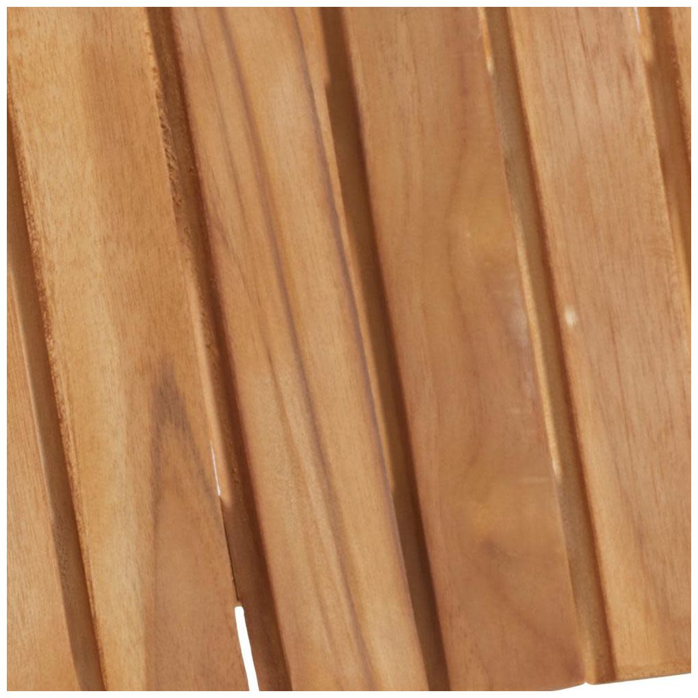 Brown Teak Wood Traditional Bar Stool, S/2 18"W, 45"H