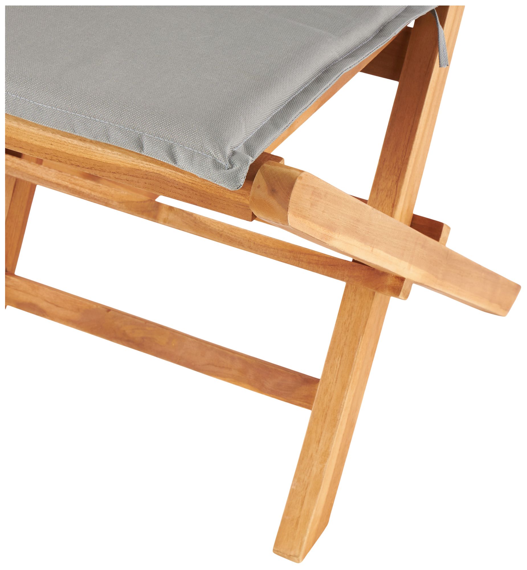 Image 3 Brown Teak Wood Traditional Outdoor Dining Chair, S/2 19"W, 36"H more views