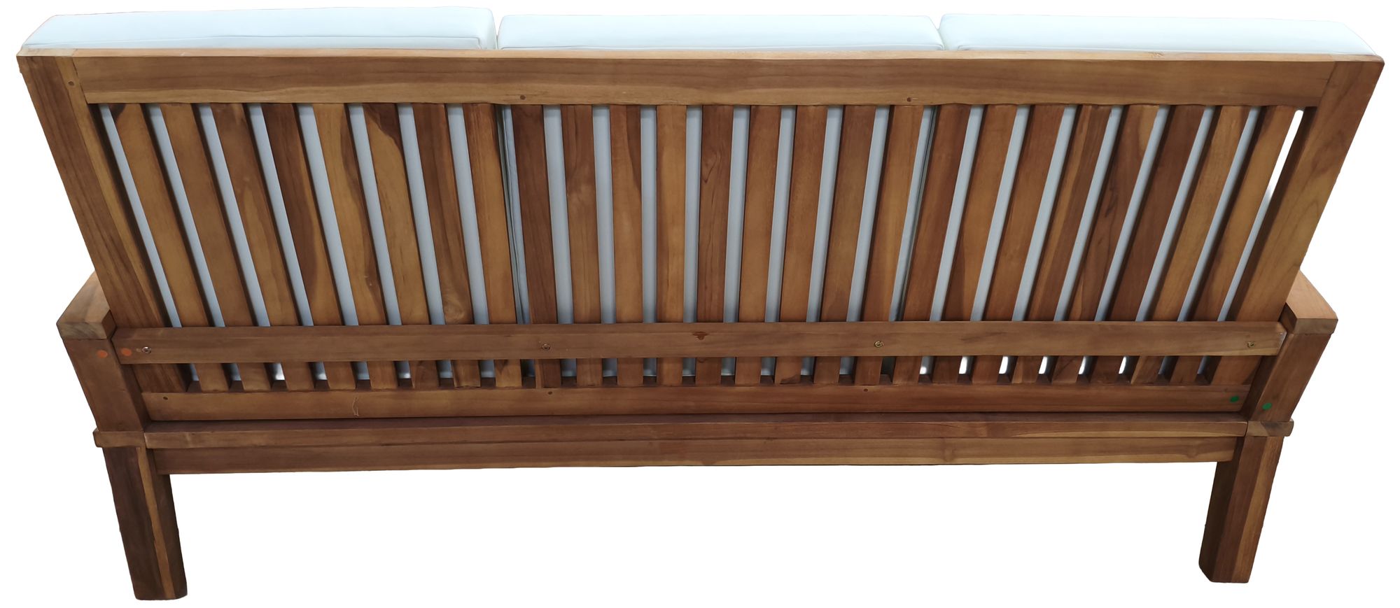 Image 5 Brown Teak Wood Traditional Outdoor Seating Set, S/5 77", 54"W more views