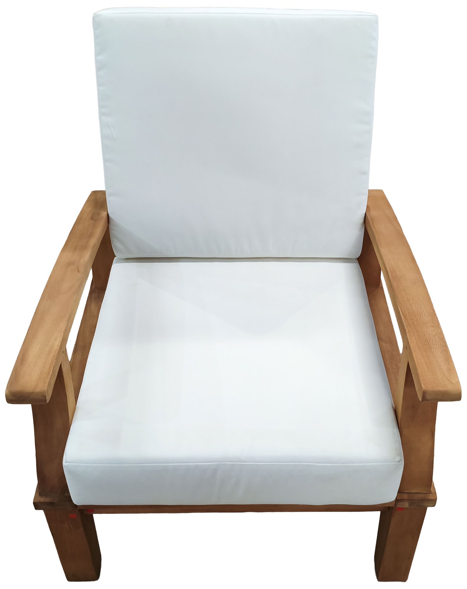 Image 6 Brown Teak Wood Traditional Outdoor Seating Set, S/5 77", 54"W more views