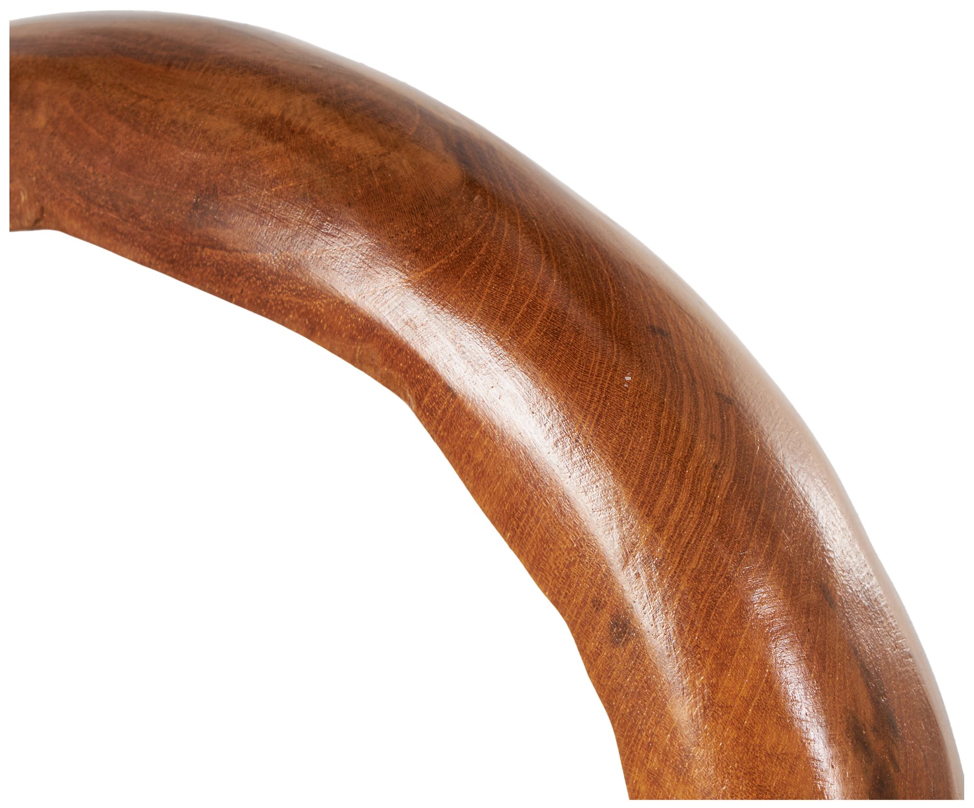 Image 3 Brown Teak Wood Traditional Sculpture, 12" x 4" x 12" more views