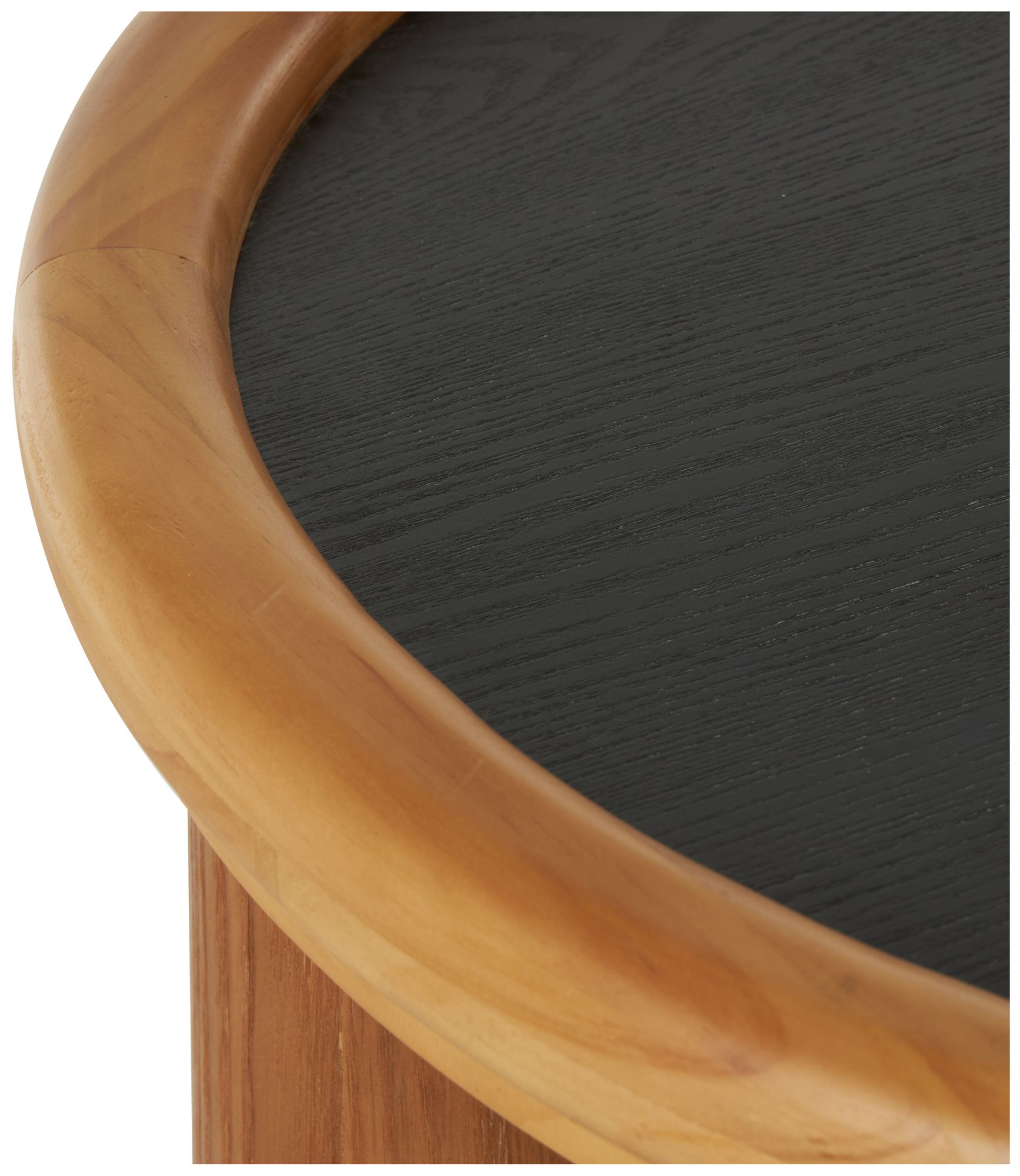 Image 3 Brown Wood Bohemian Coffee Table, 24" x 24" x 21" more views