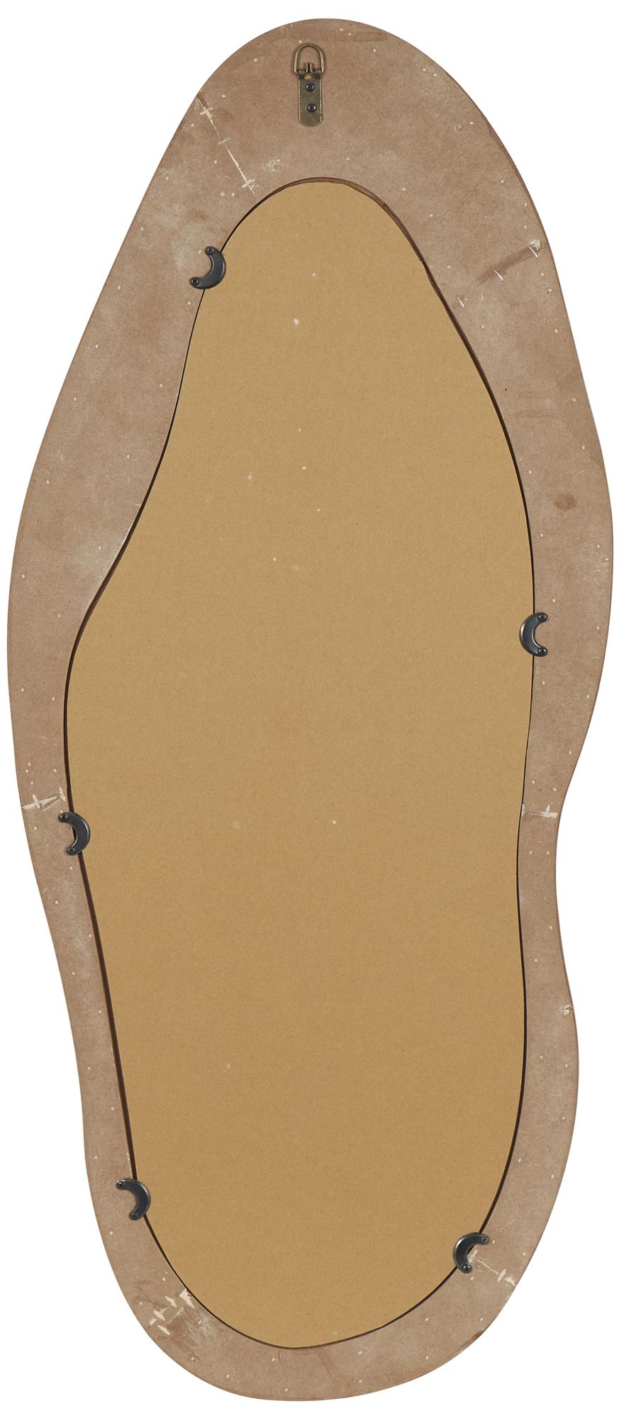 Image 5 Brown Wood Bohemian Wall Mirror, 18" x 2" x 41" more views
