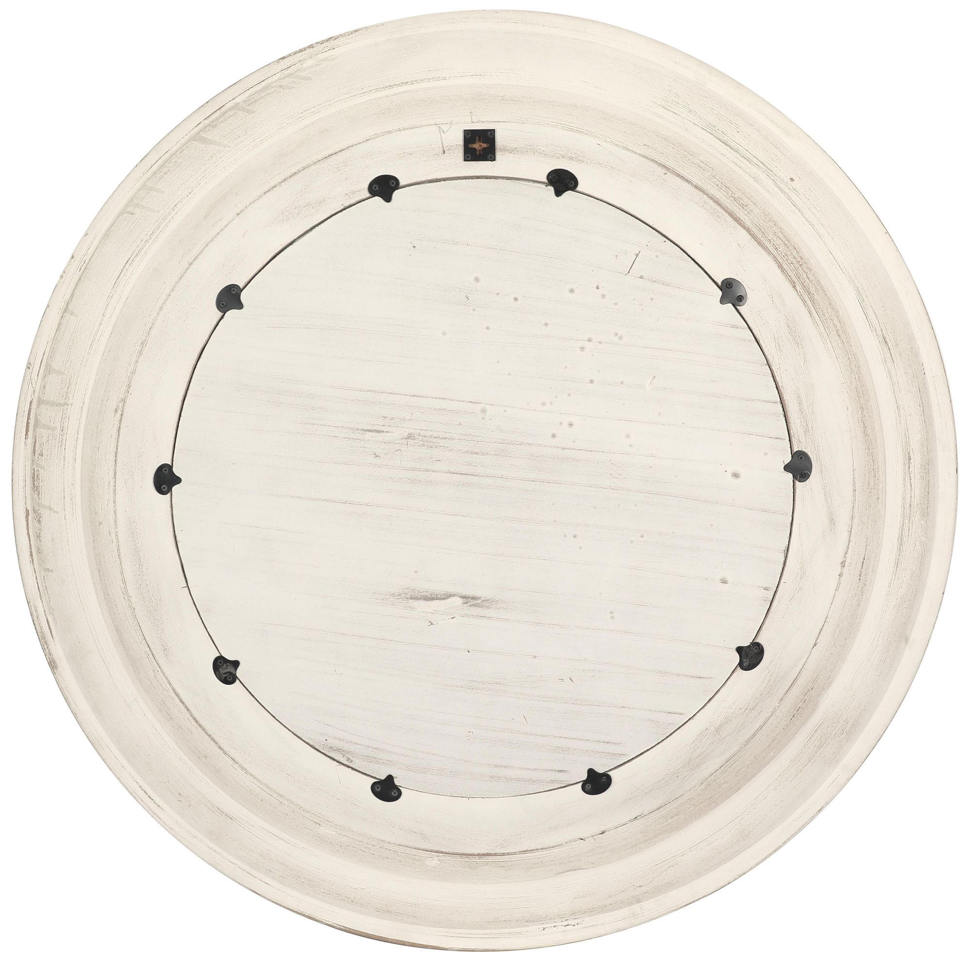 Image 4 Brown Wood Bohemian Wall Mirror, 48" x 2" x 48" more views