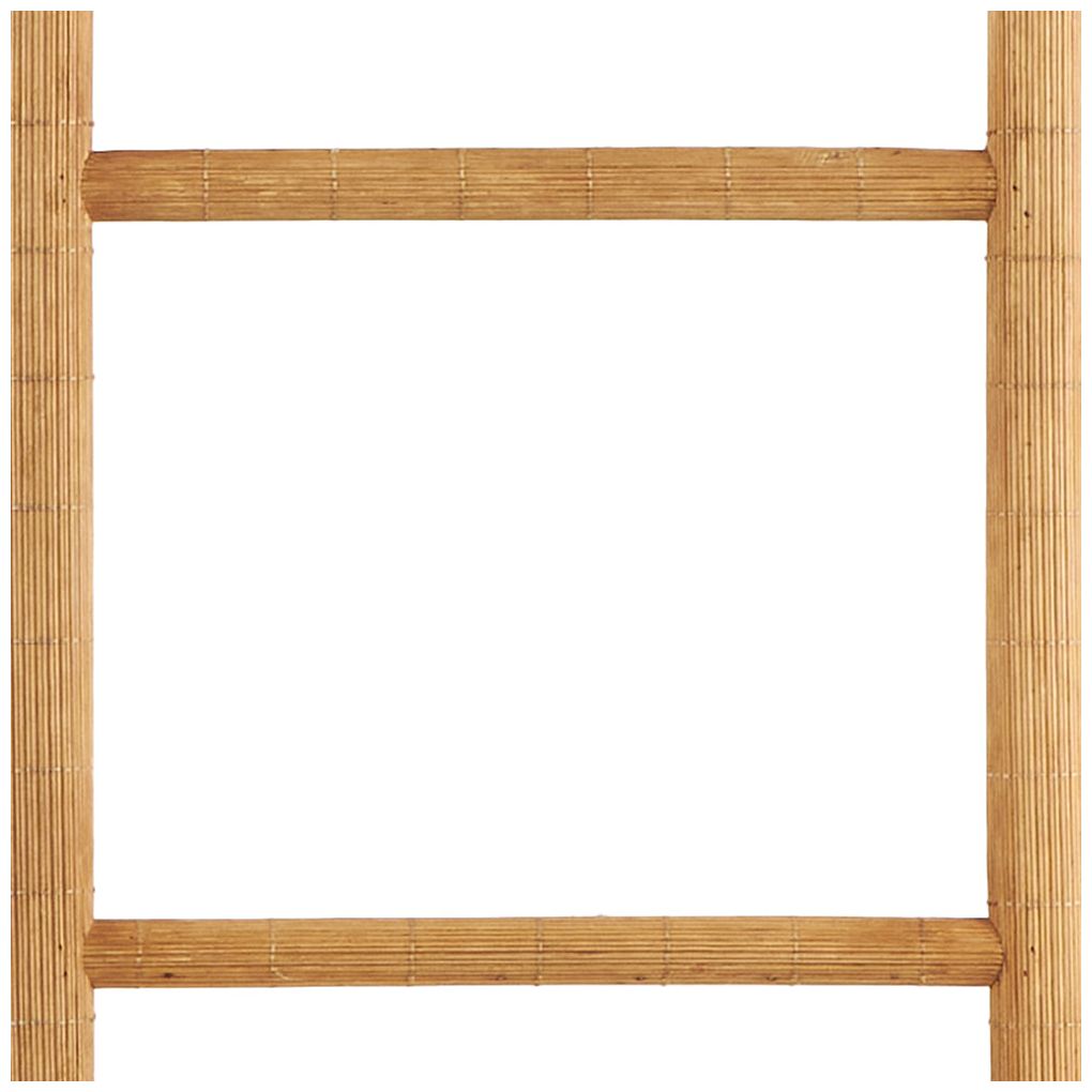 Brown Wood Coastal Ladder, 17" x 2" x 71"