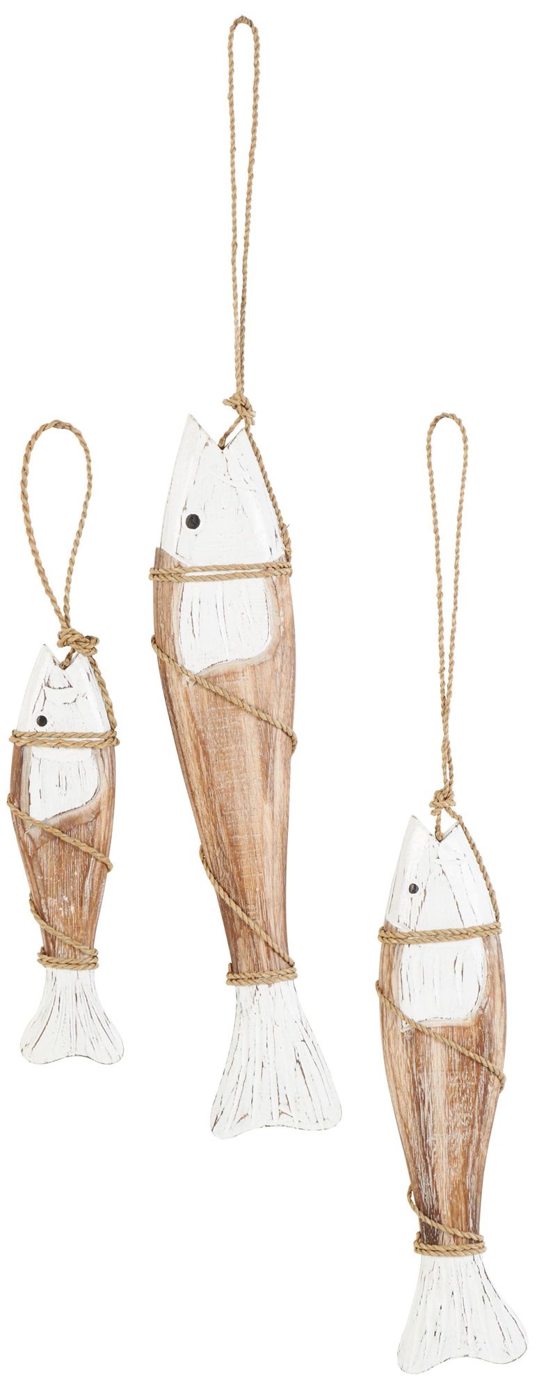 Image 2 Brown Wood Coastal Wall Decor, S/3 33", 29", 21"H