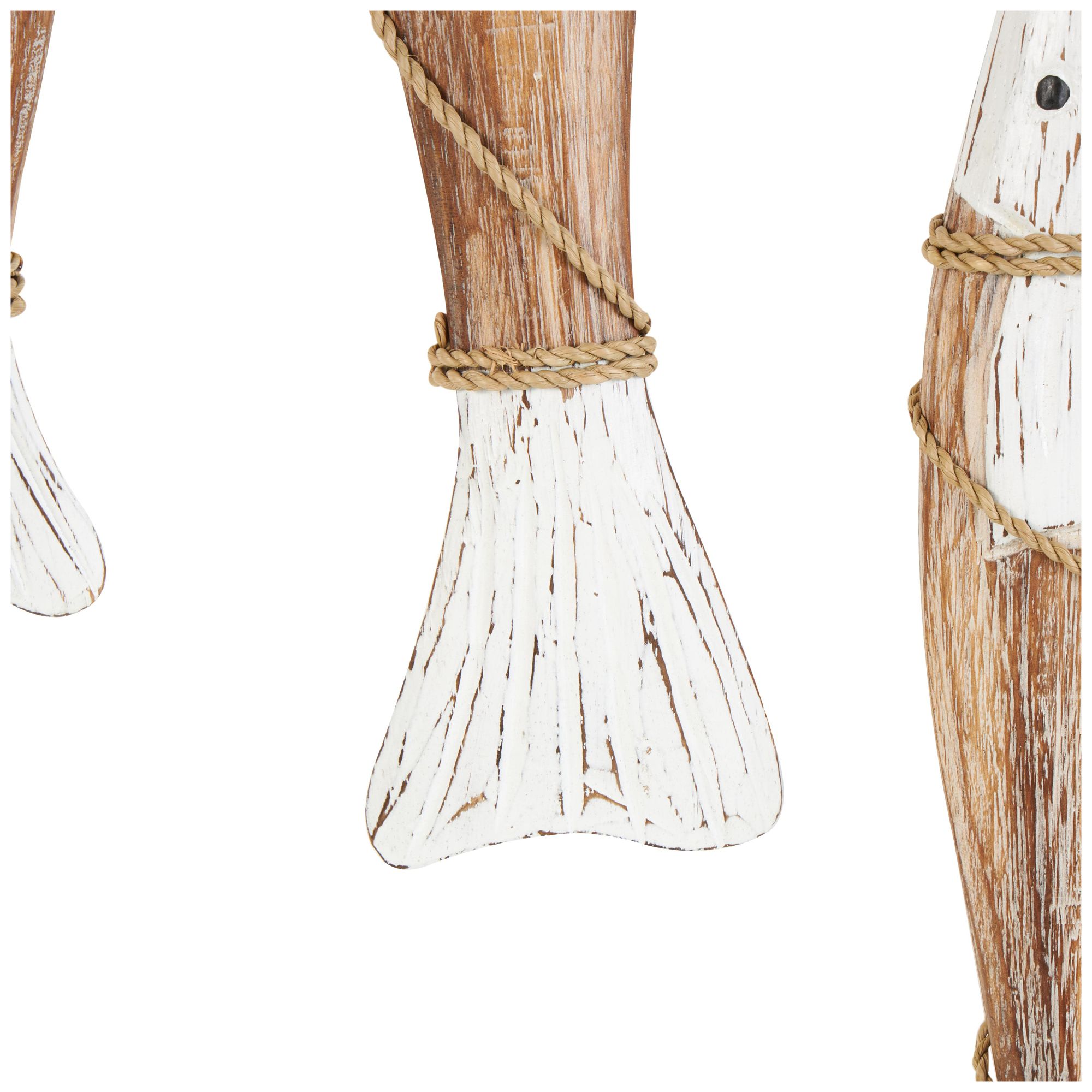 Image 3 Brown Wood Coastal Wall Decor, S/3 33", 29", 21"H more views