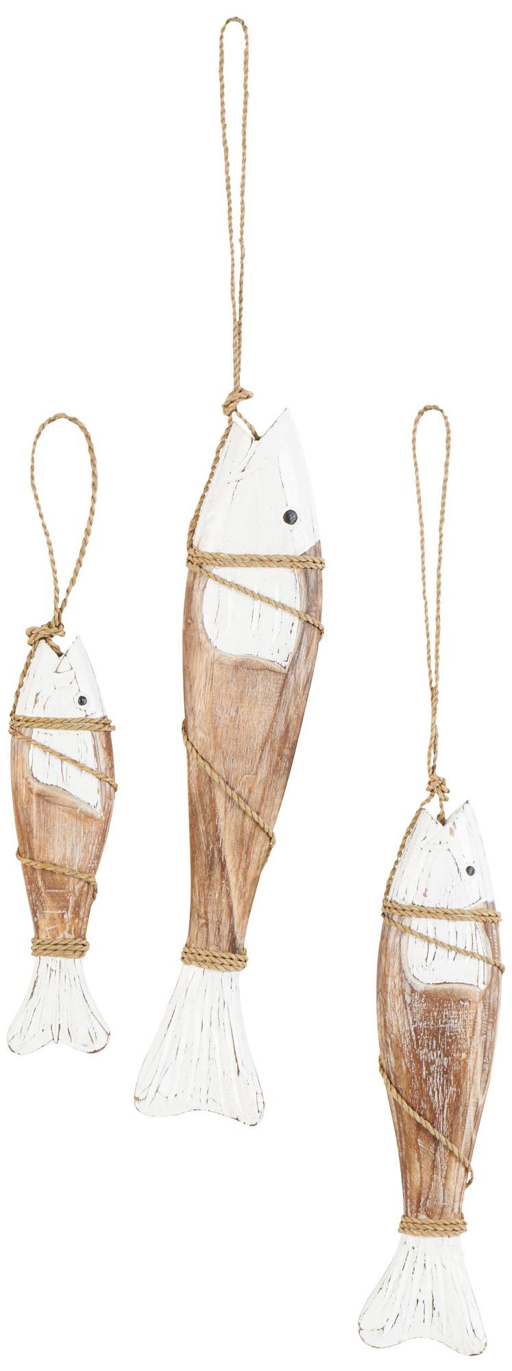 Image 5 Brown Wood Coastal Wall Decor, S/3 33", 29", 21"H more views