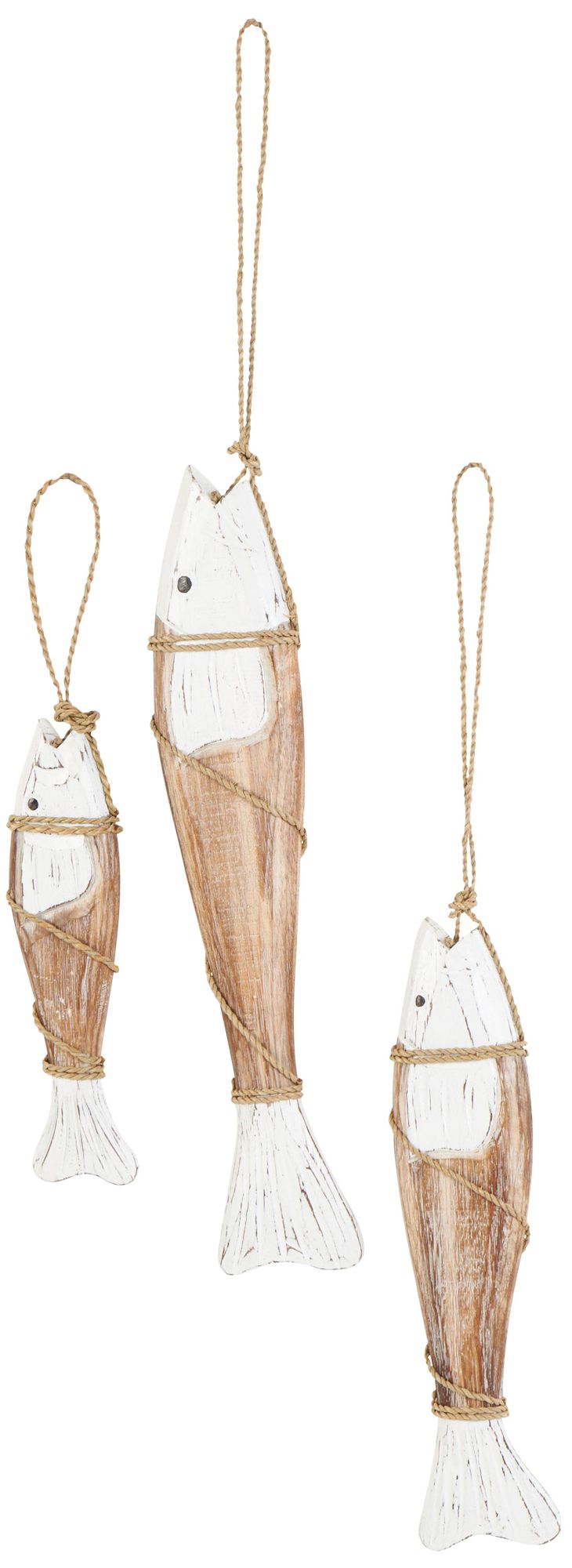 Image 6 Brown Wood Coastal Wall Decor, S/3 33", 29", 21"H more views