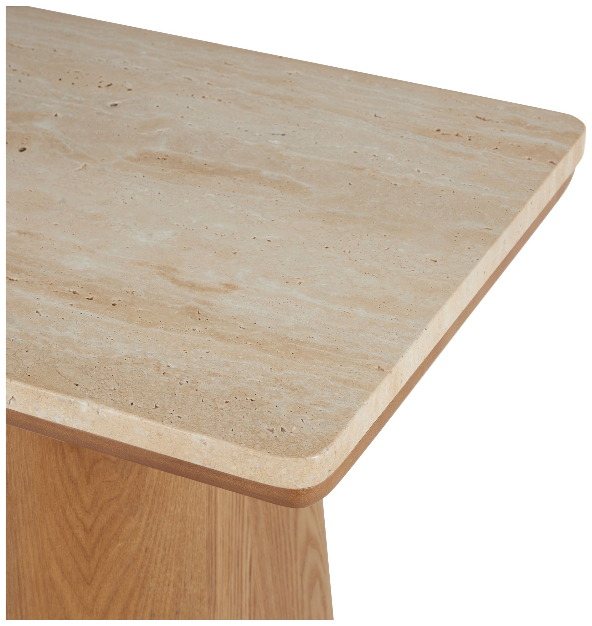 Image 4 Brown Wood Contemporary Console Table, 47" x 15" x 32" more views