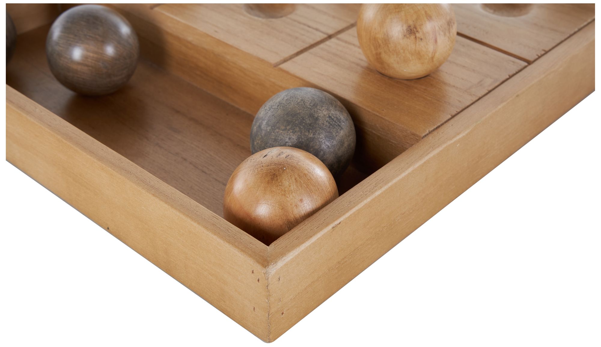 Image 4 Brown Wood Contemporary Game Set, 12" x 16" x 2" more views