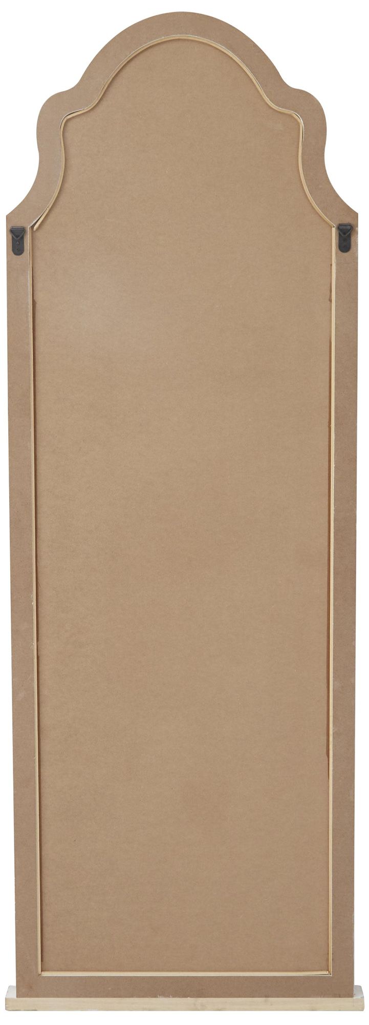Image 4 Brown Wood Country Cottage Wall Mirror, 26" x 3" x 70" more views