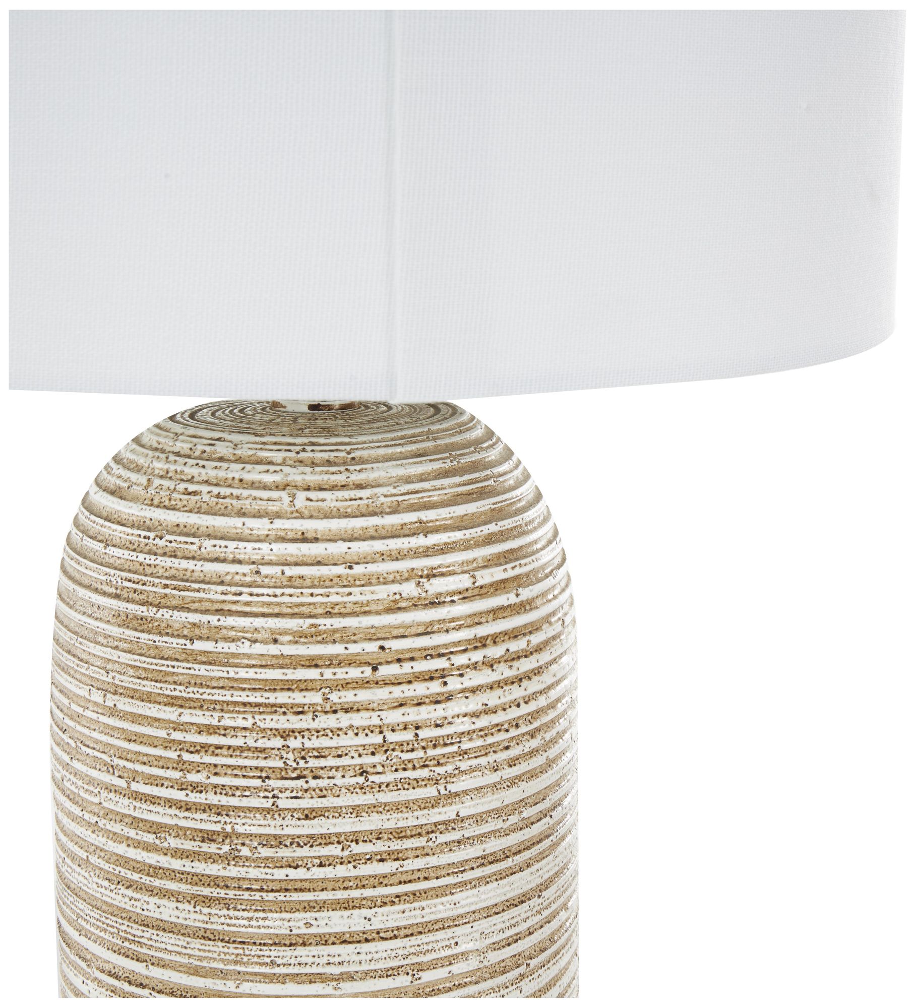 Image 4 Brown Wood Farmhouse Table Lamp, 14" x 14" x 27" more views