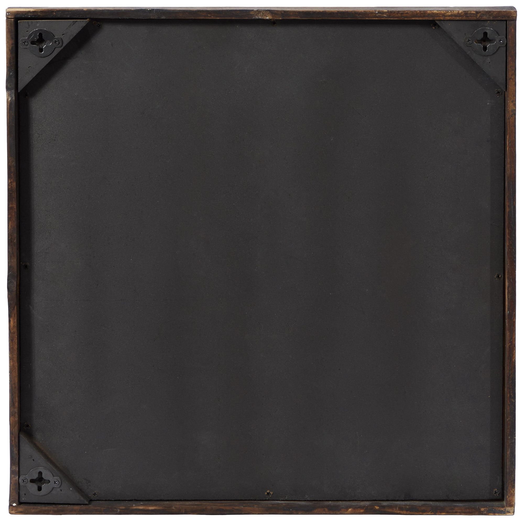 Image 5 Brown Wood Farmhouse Wall Decor, 20" x 2" x 20" more views