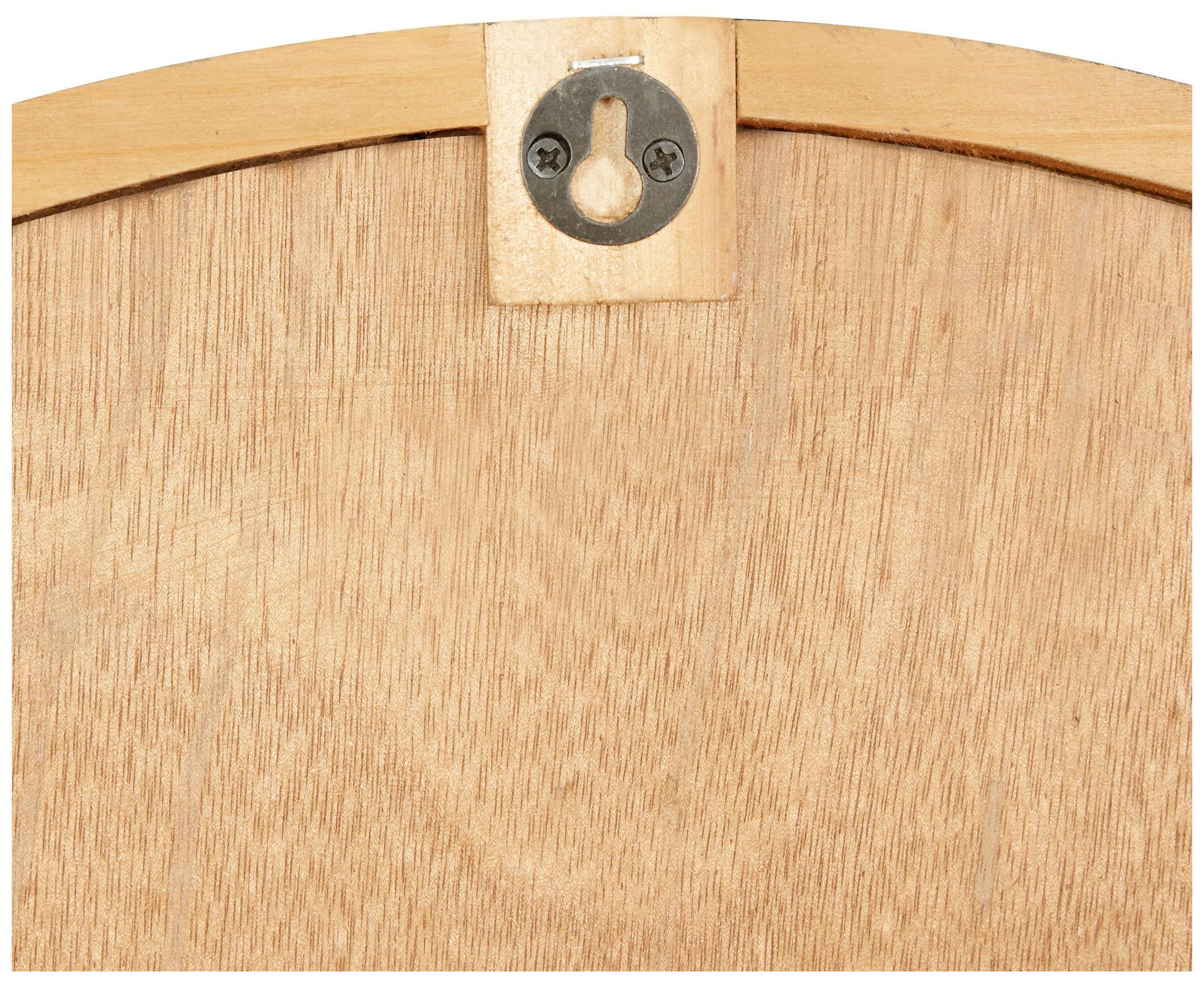 Image 5 Brown Wood Industrial Wall Clock, 25" x 3" x 25" more views