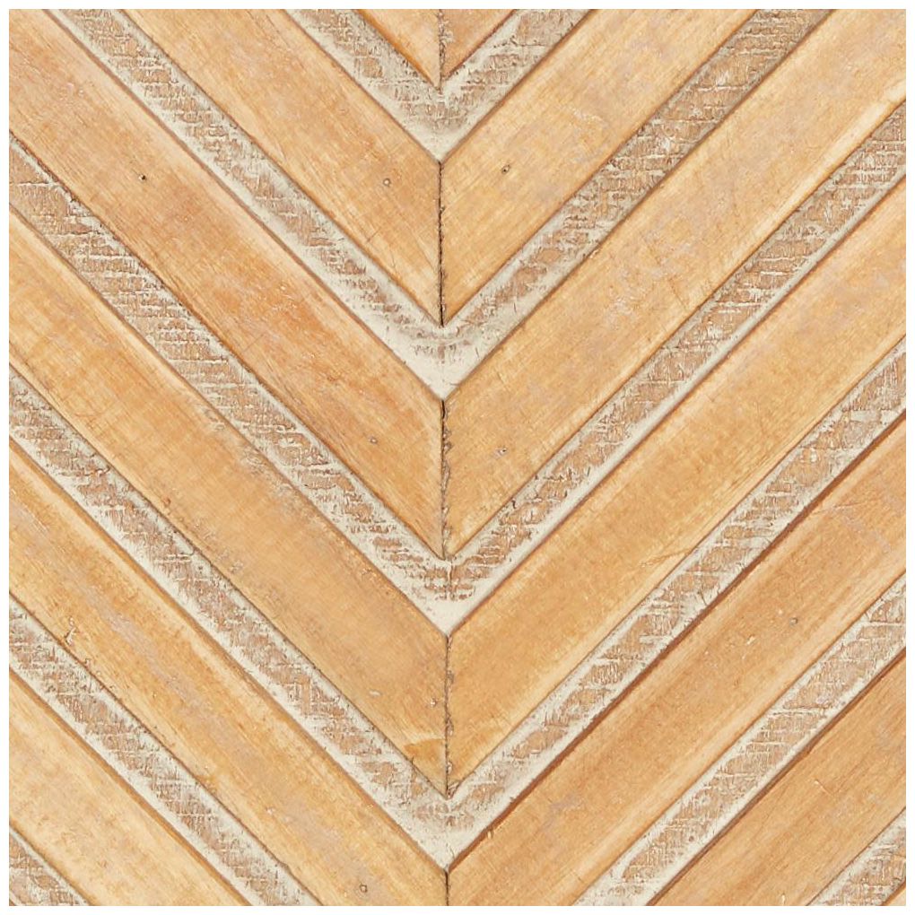 Brown Wood Industrial Wall Clock, 25" x 3" x 25"