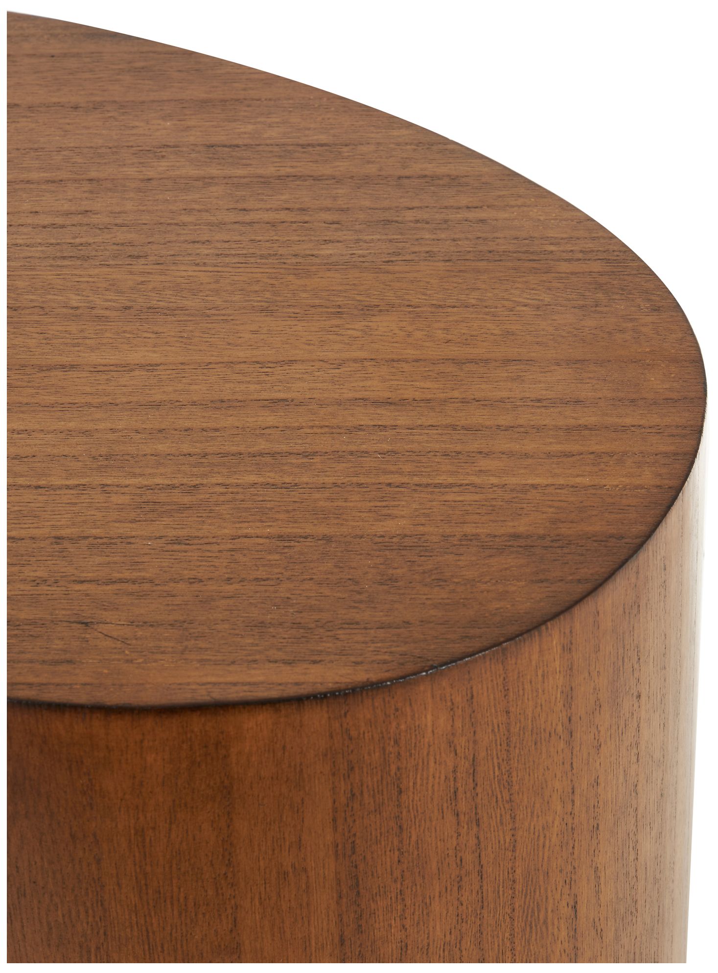 Image 4 Brown Wood Modern Accent Table, 22" x 13" x 22" more views