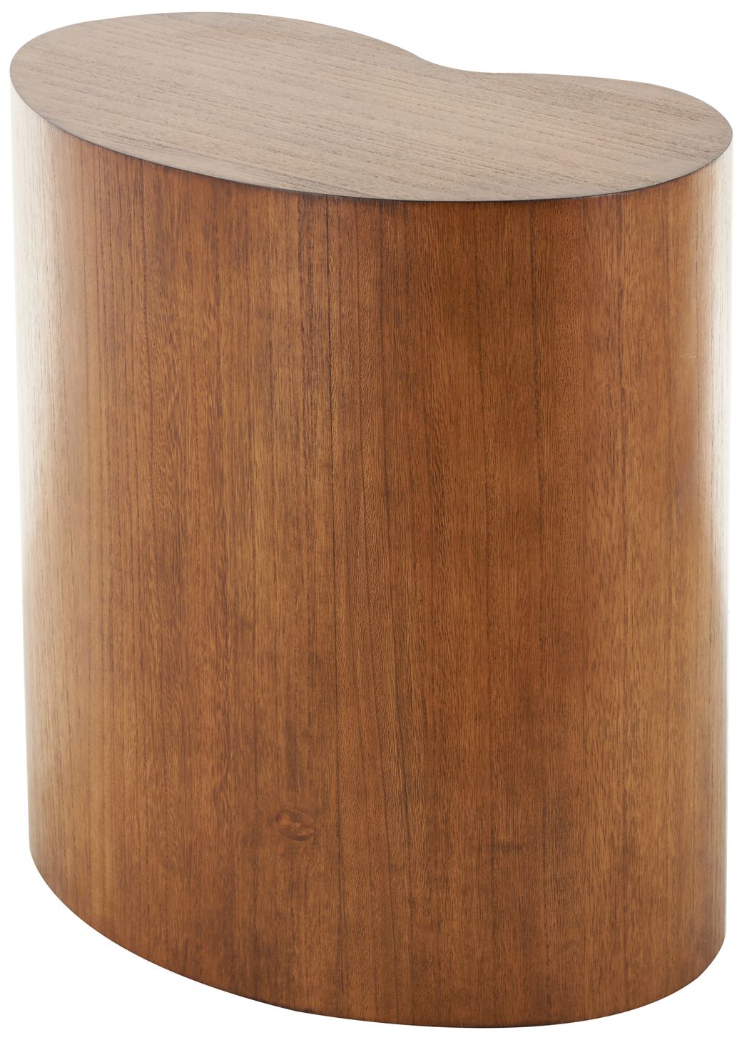 Image 5 Brown Wood Modern Accent Table, 22" x 13" x 22" more views