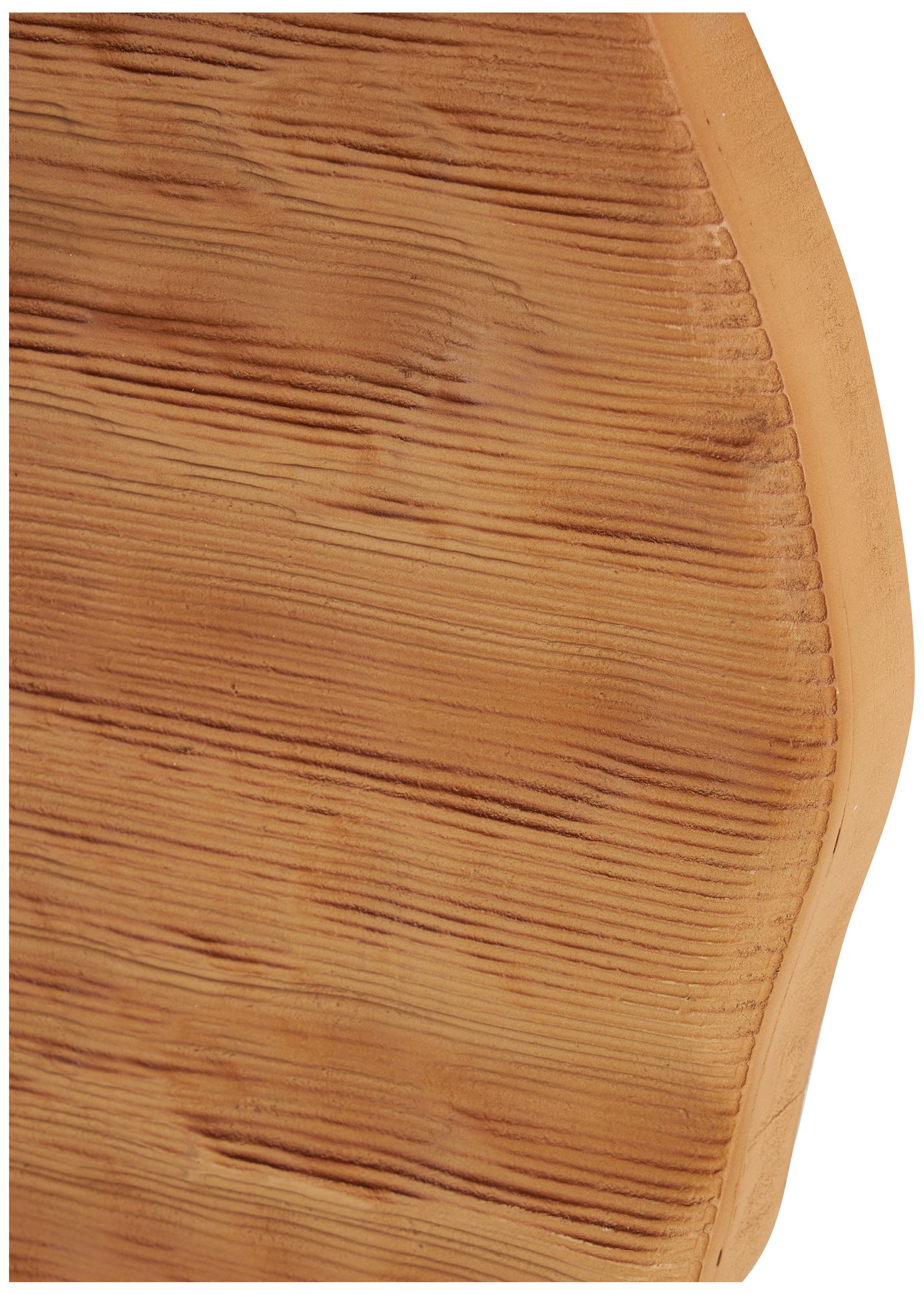 Image 3 Brown Wood Modern Wall Clock, 19" x 2" x 20" more views