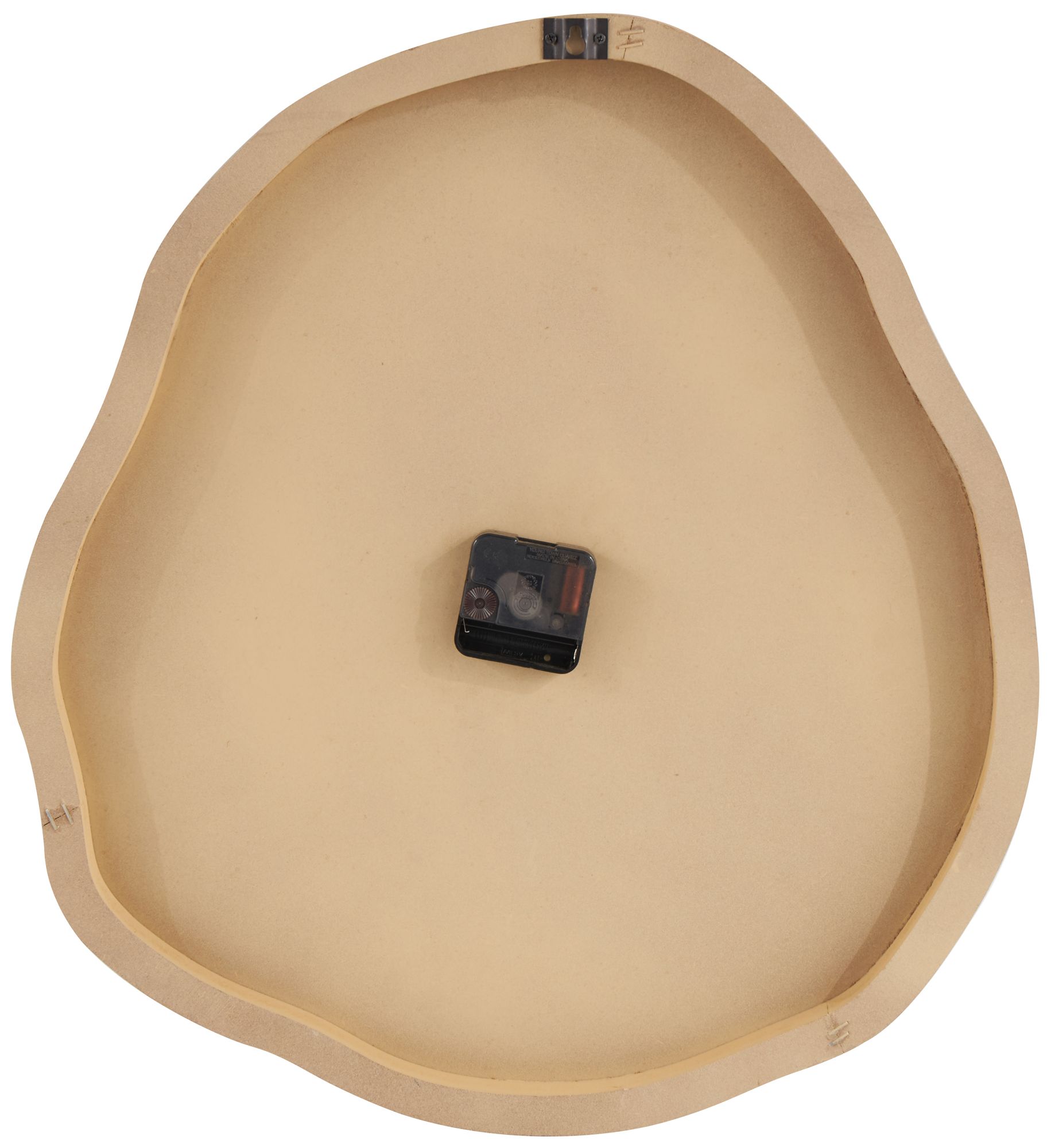 Image 5 Brown Wood Modern Wall Clock, 19" x 2" x 20" more views