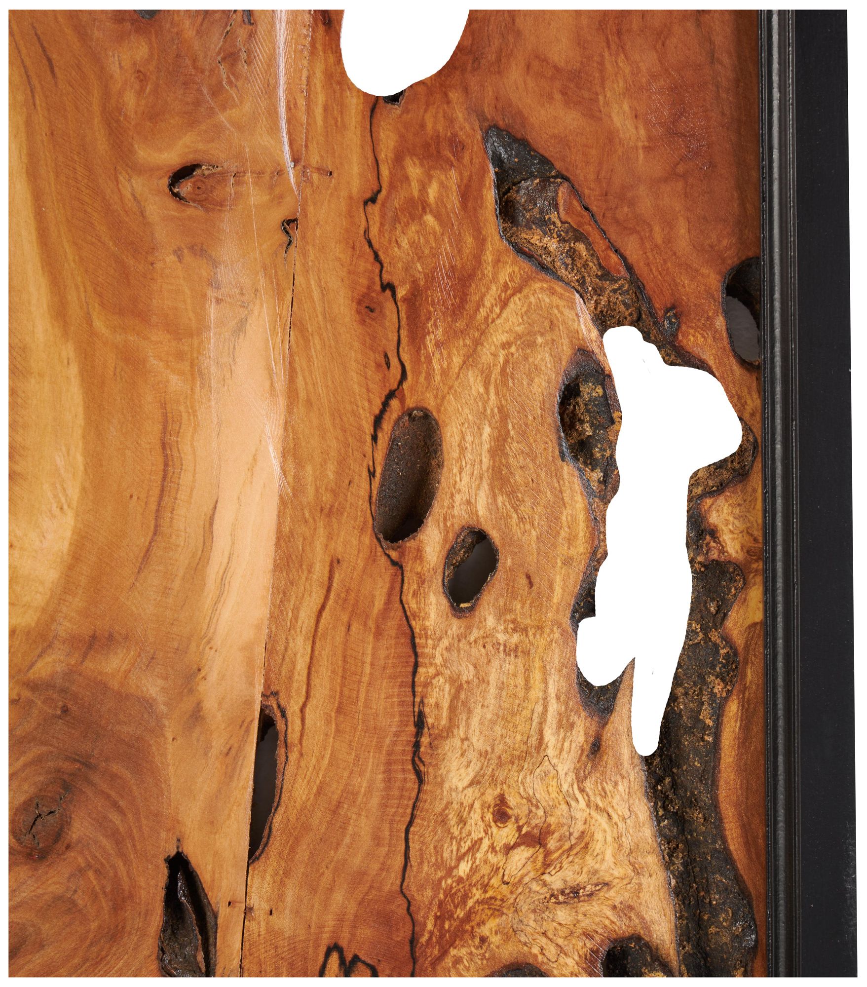 Image 3 Brown Wood Natural Wall Decor, S/2 15"W, 20"H more views