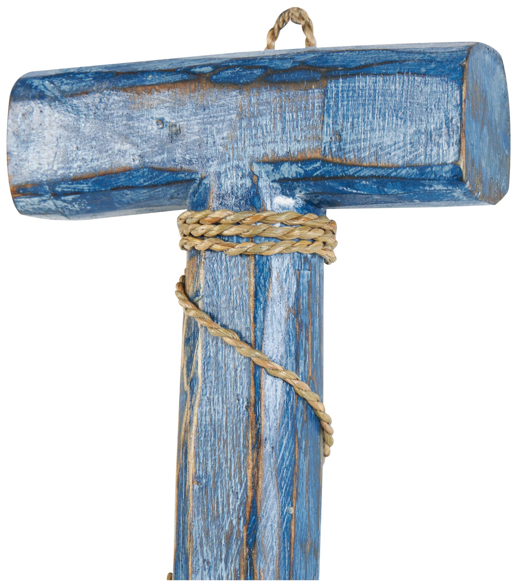 Image 4 Brown Wood Nautical Wall Decor, 6" x 2" x 47" more views