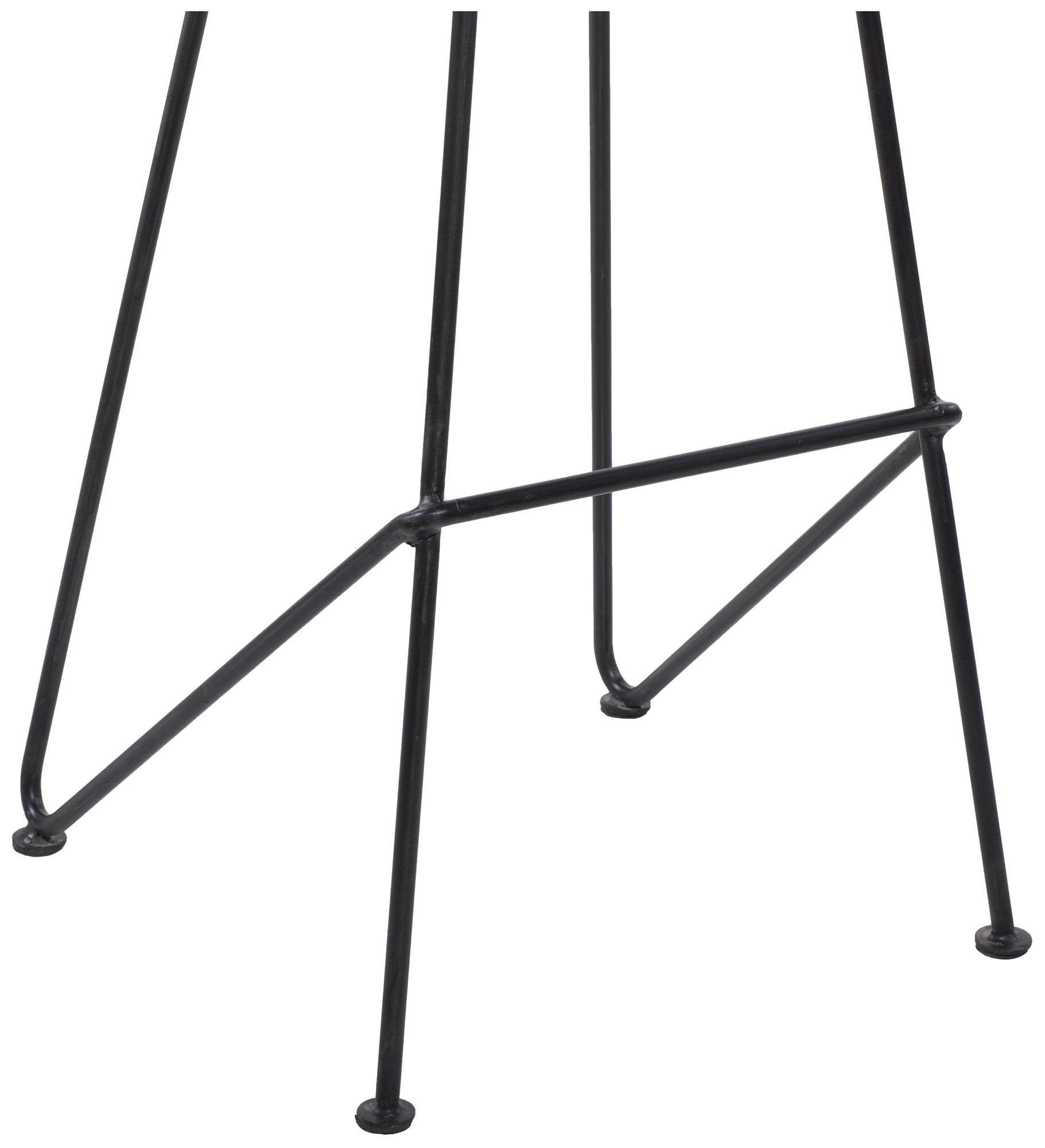 Image 3 Brown Wood Rustic Bar Stool, 17" x 14" x 32" more views