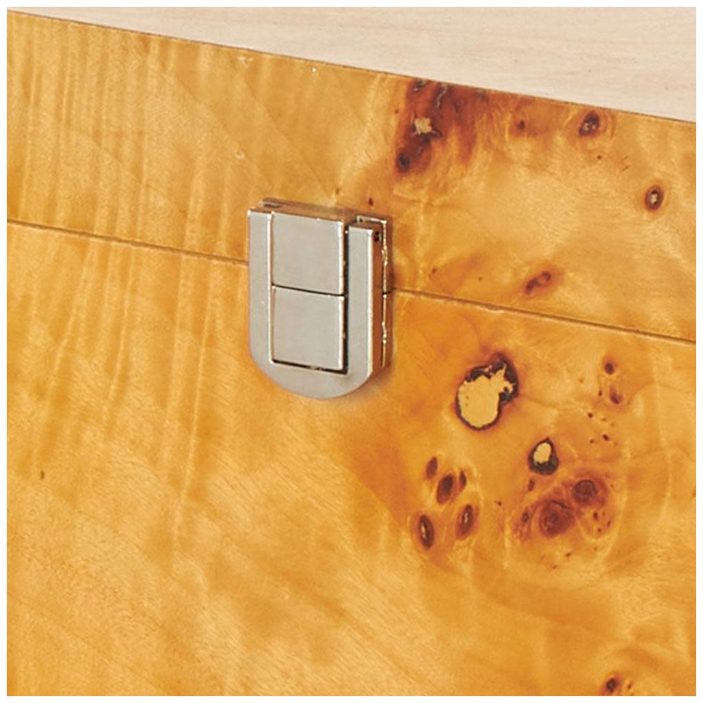 Brown Wood Traditional Box, S/2 12", 8"W