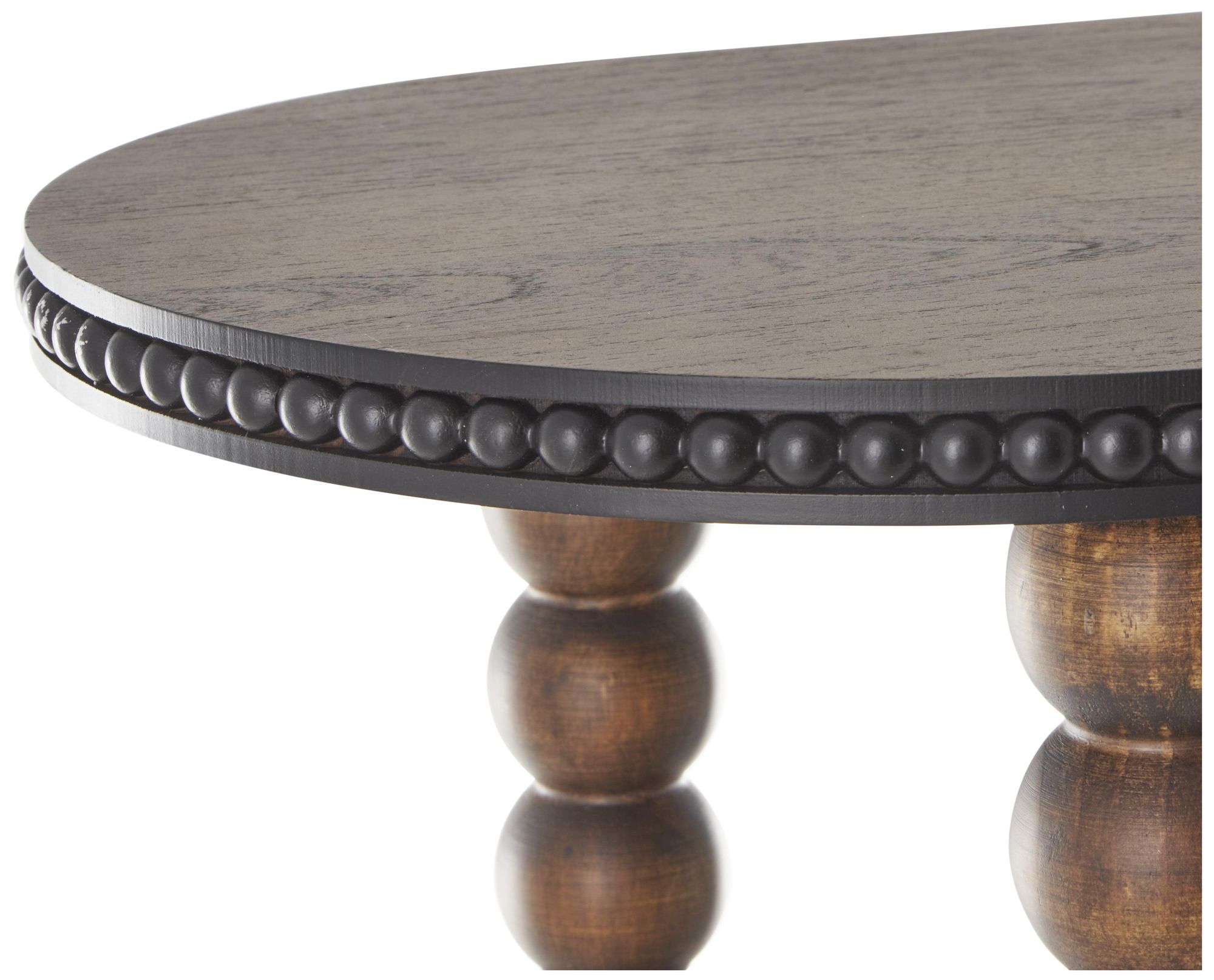 Image 3 Brown Wood Traditional Console Table, 47" x 15" x 34" more views