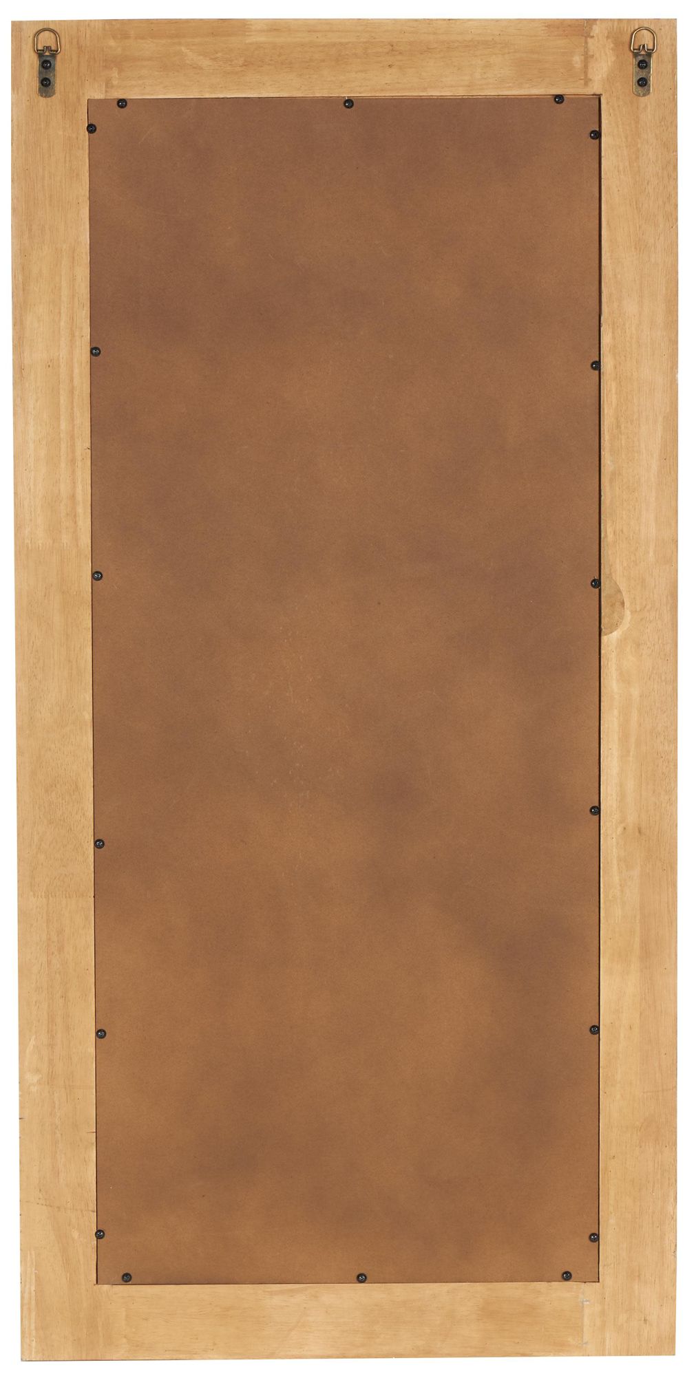 Image 5 Brown Wood Traditional Floor Mirror, 24" x 1" x 48" more views