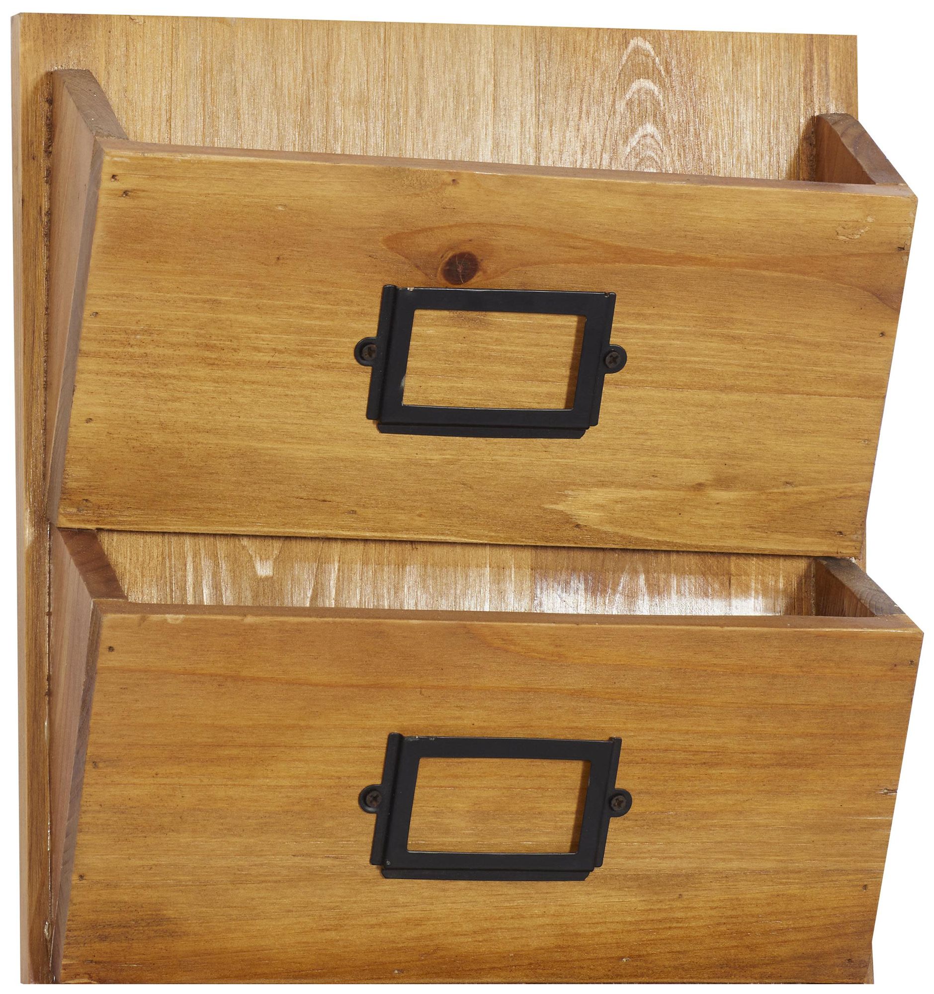 Image 4 Brown Wood Traditional Magazine Rack Holder, 3" x 12" x 36" more views