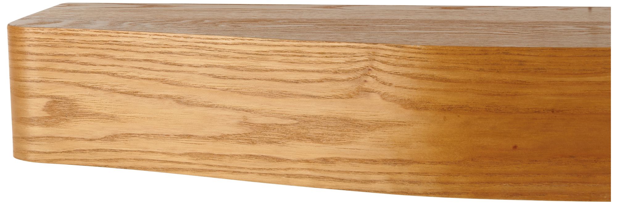 Image 2 Brown Wood Traditional Wall Shelf, 48" x 8" x 4" more views