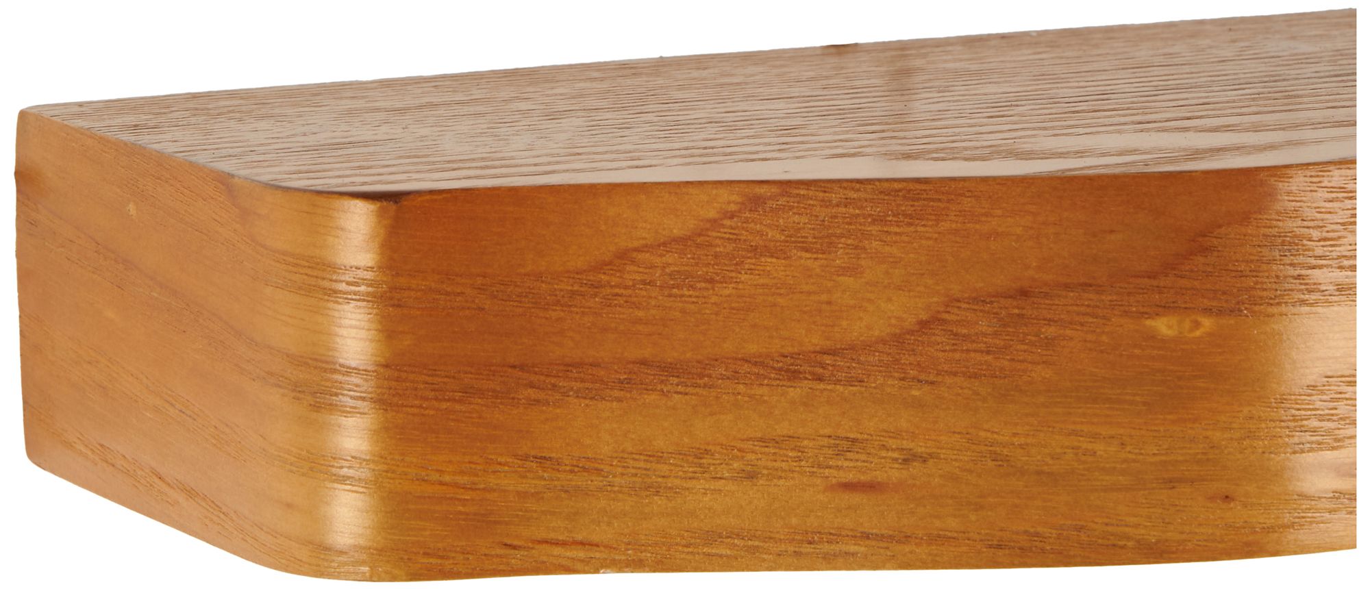 Image 4 Brown Wood Traditional Wall Shelf, S/3 24", 20", 16"W more views