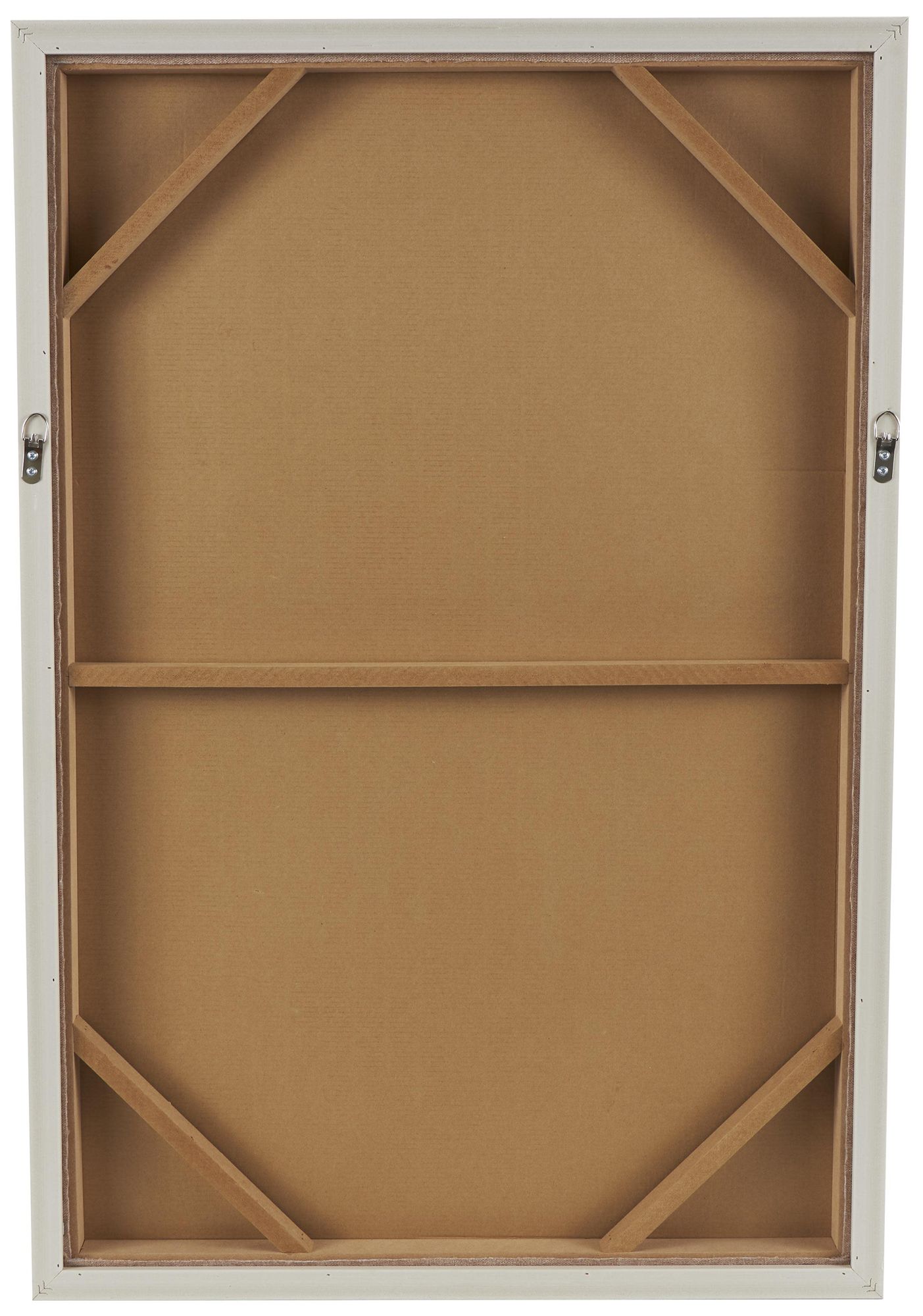 Image 5 Brown Wooden Contemporary Framed Wall Art, 25" x 2" x 37" more views