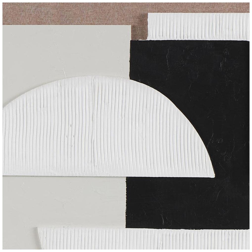 Brown Wooden Contemporary Framed Wall Art, 25" x 2" x 37"