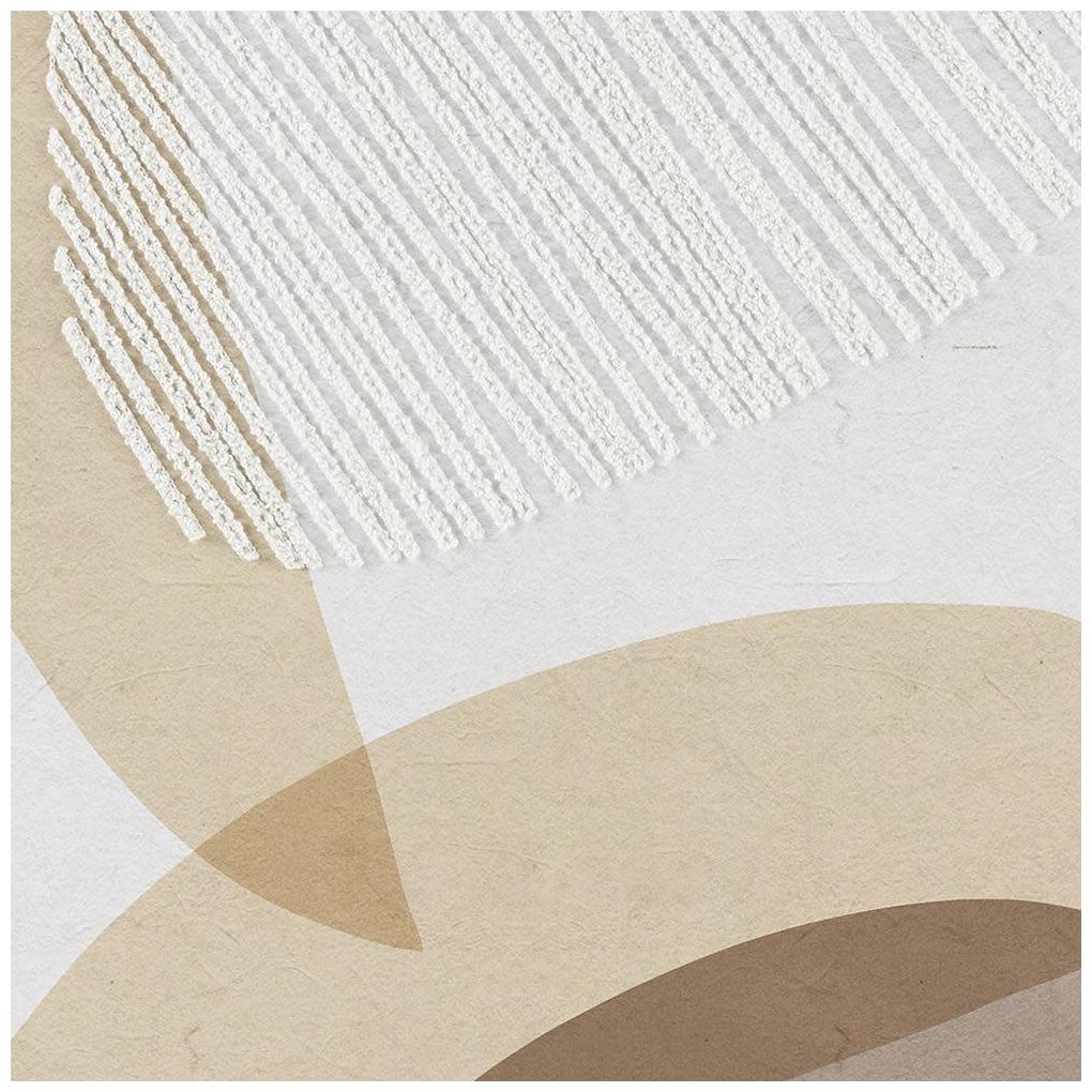 Brown Wooden Contemporary Framed Wall Art, 25" x 2" x 37"