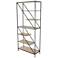 Brown Wooden Contemporary Shelving Unit, 32" x 13" x 71"