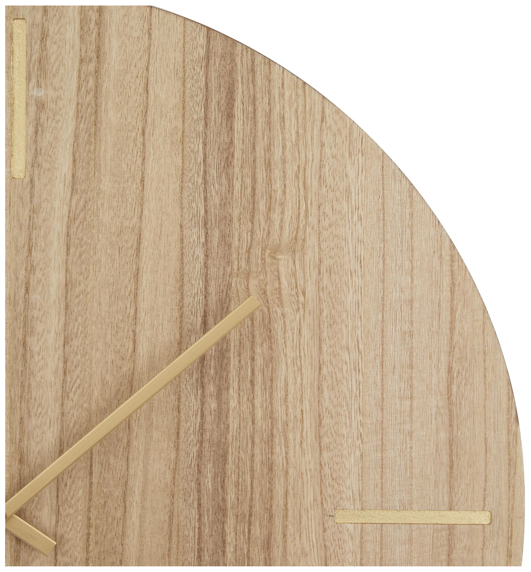 Image 4 Brown Wooden Contemporary Wall Clock, 24" x 2" x 24" more views