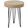 Brown Wooden Modern Accent Table, 20" x 20" x 24"