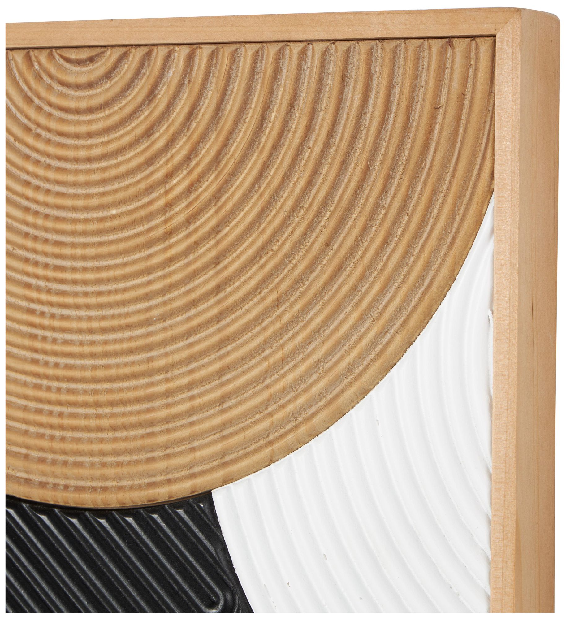 Image 4 Brown Wooden Modern Farmhouse Wall Decor, S/2 13"W, 19"H more views