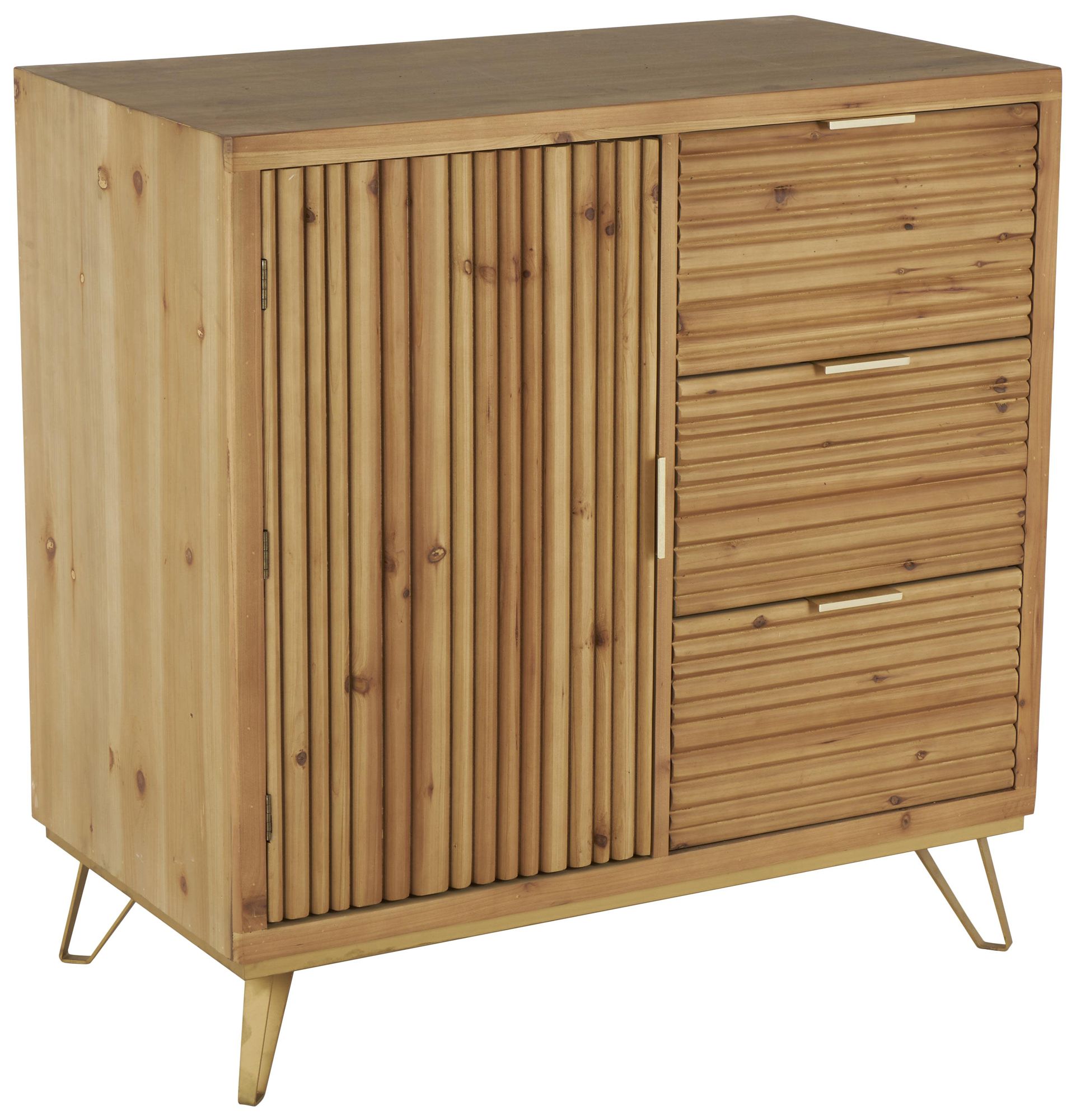 Image 6 Brown Wooden Rustic Cabinet, 36" x 20" x 36" more views