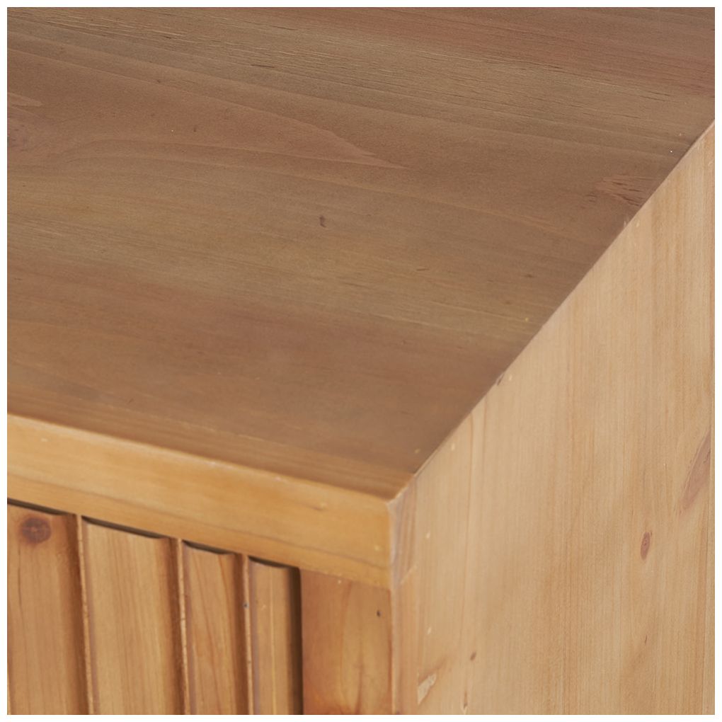 Brown Wooden Rustic Chest, 36" x 20" x 32"