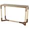 Brown Wooden Traditional Console Table, 47" x 16" x 31"