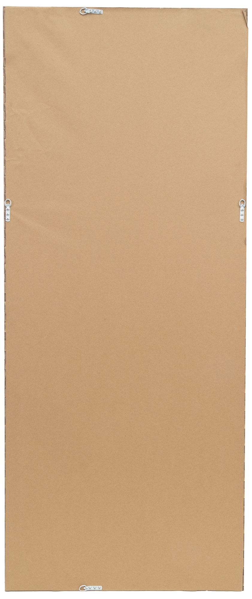 Image 5 Brown Wooden Transitional Wall Mirror, 25" x 1" x 58" more views