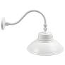 2_Browne 15" High White LED Outdoor Wall Light more views