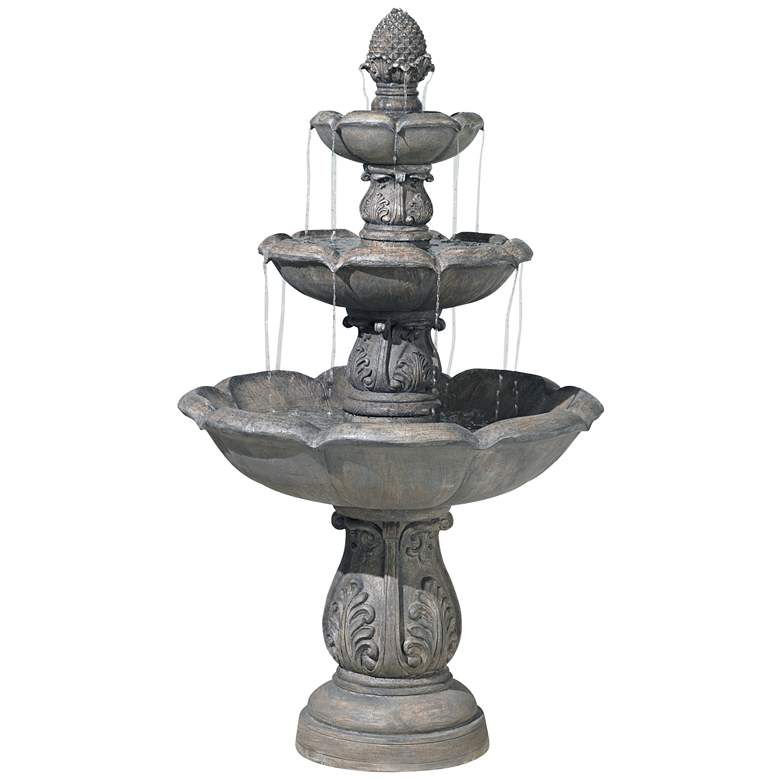 Image 6 Browning Three-Tier 65 inch High Traditional Fountain more views